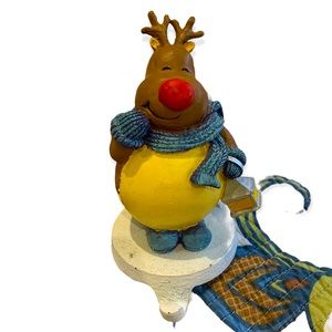 Reindeer stocking holder